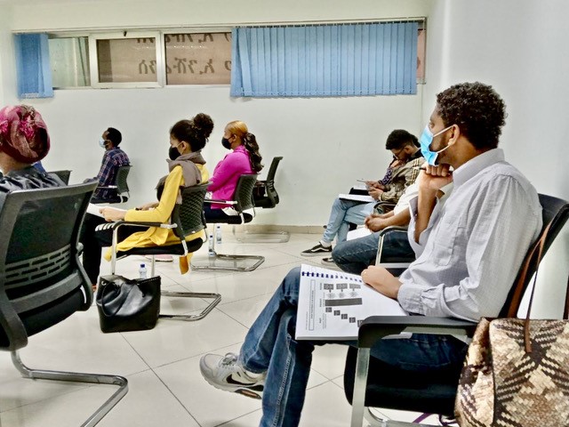 Ethiopian therapists participating in EMDR Part-1 Basic Training.