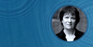 Dr. Shapiro against blue ripple effect